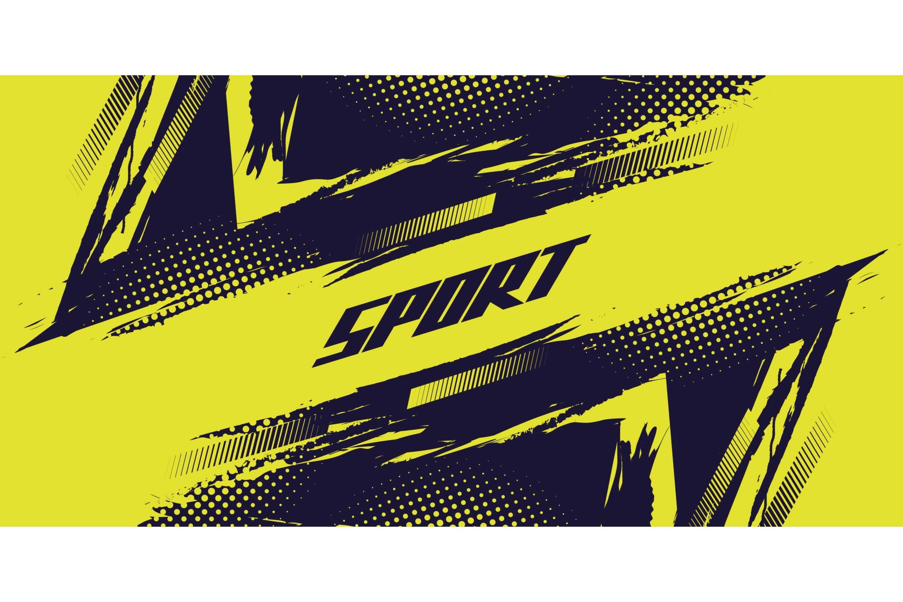 Black and Yellow Grunge Background