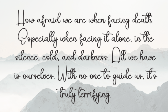 Book Signature Font - Preview 5