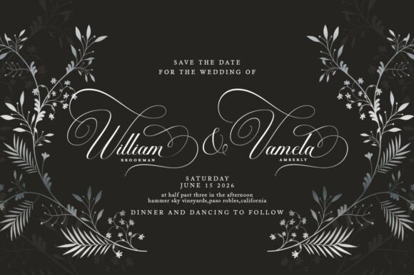 Brilliani Script Pro Font - Preview 1