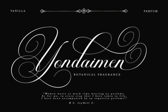 Brilliani Script Pro Font - Preview 2