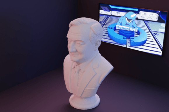 King & Queen Chess Sculpture STL - Romantic 3D Print Decor for Chess Lovers - Image 10
