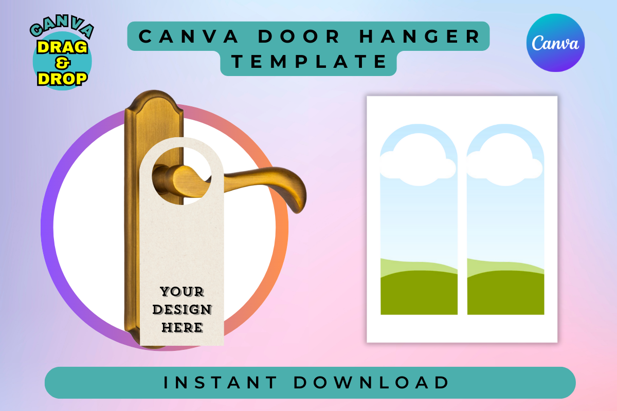 Canva Door Hanger Template