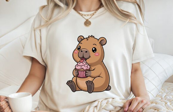 Capybara Sublimation Tshirt Design Svg Graphics