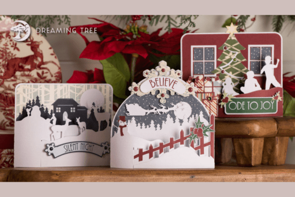 Christmas Bendi Cards SVG Bundle