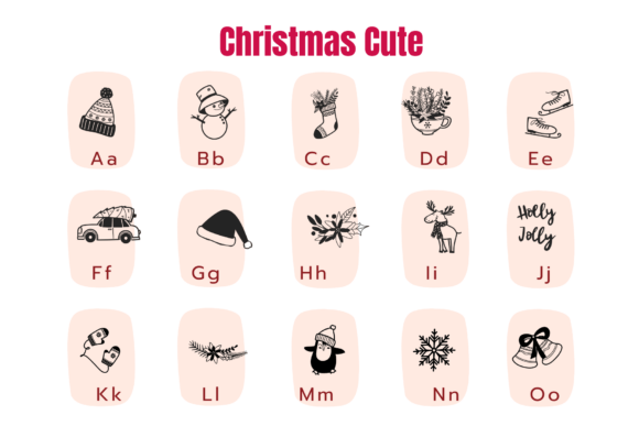 Christmas Cute Font - Preview 4