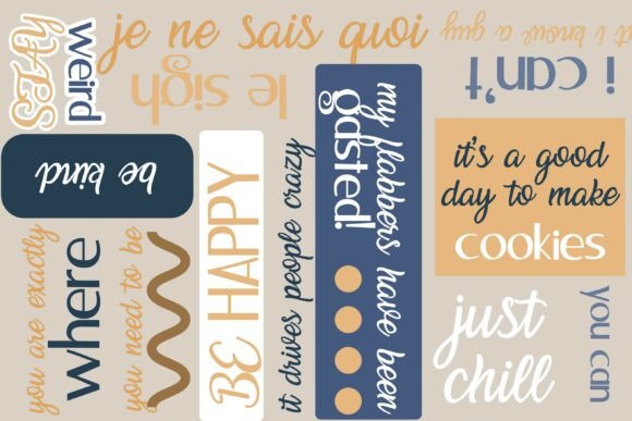 Croissant and Chandlering Duo Font - Preview 2