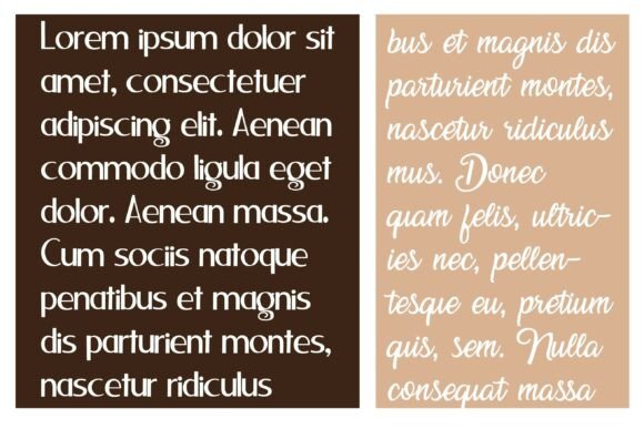 Croissant and Chandlering Duo Font - Preview 4