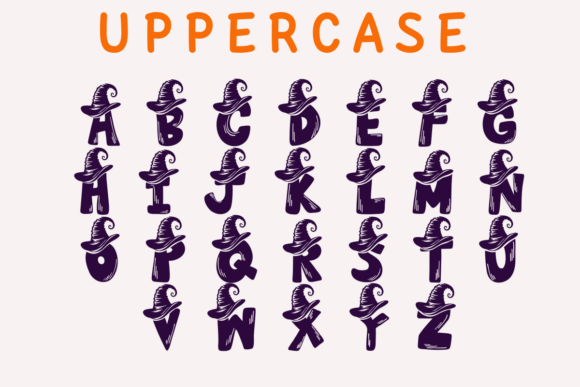 Cute Witch Hat Font - Preview 2