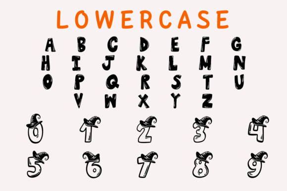 Cute Witch Hat Font - Preview 3