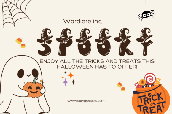 Cute Witch Hat Font - Preview 4