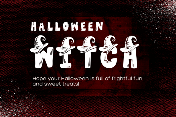 Cute Witch Hat Font - Preview 5