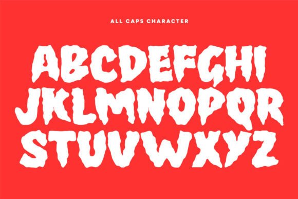 Ghost Baster Font PNG with transparent background - Preview 2