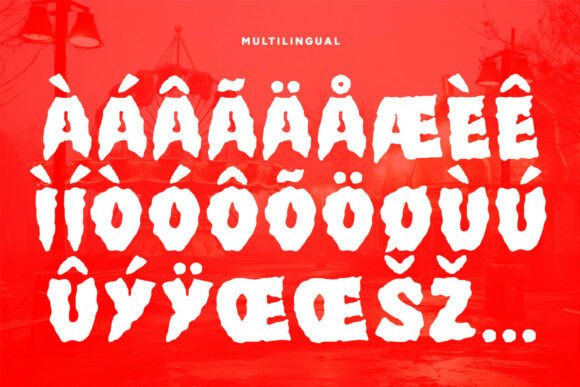 Ghost Baster Font PNG with transparent background - Preview 4