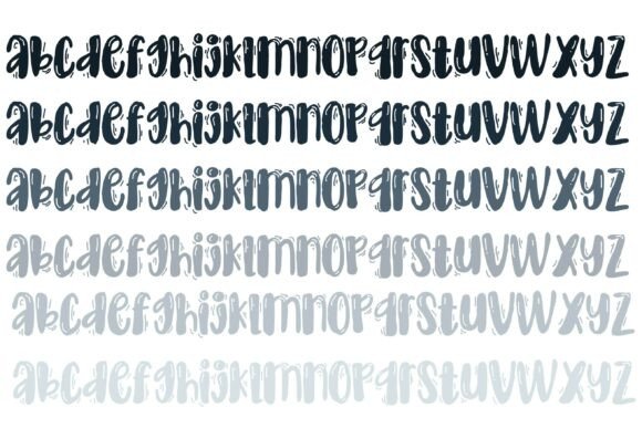 Gidzilla and Nightcrawler Duo Font - Preview 6
