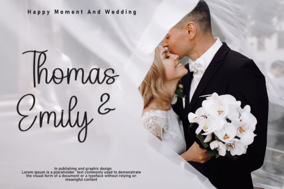 Greeting Background Font - Preview 1