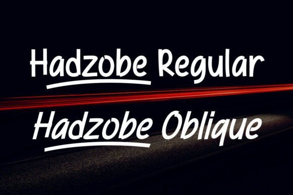 Hadzobe Font - Preview 1