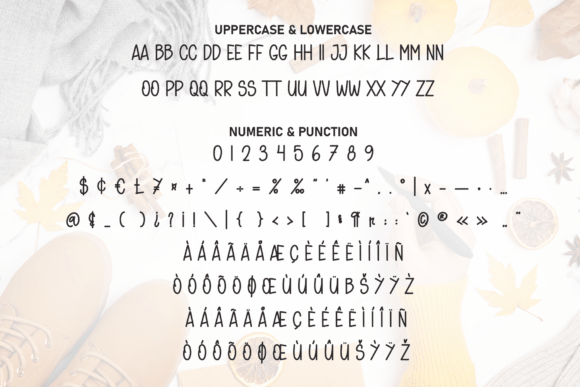 Holiday October Font PNG with transparent background - Preview 6