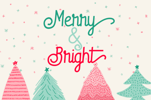 Holidays Wimsyshine Font - Preview 2