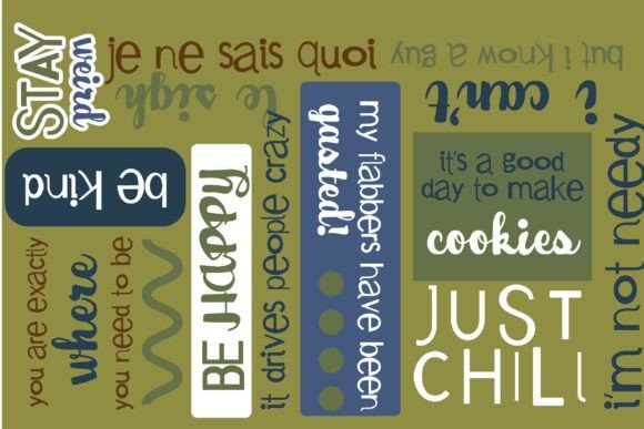Home-cooked and Sanister Duo Font PNG with transparent background - Preview 1