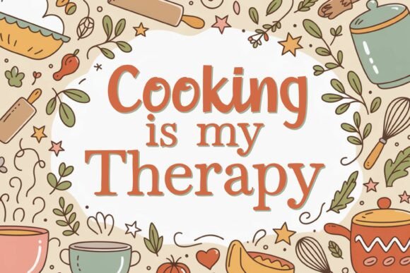 Kitchen Chaos Font PNG with transparent background - Preview 1