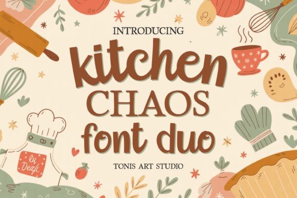 Kitchen Chaos Fonts