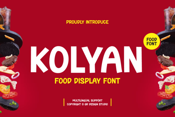 Kolyan Font PNG with transparent background - Preview 1