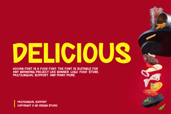 Kolyan Font PNG with transparent background - Preview 2