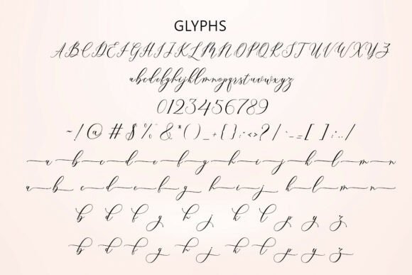 Mairenza Font PNG with transparent background - Preview 3