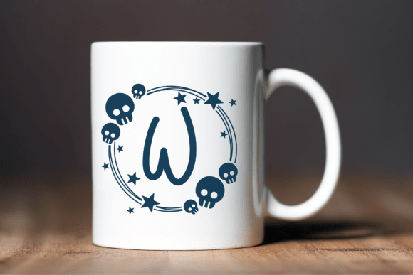 Mystic Nightfall Monogram Font PNG with transparent background - Preview 1