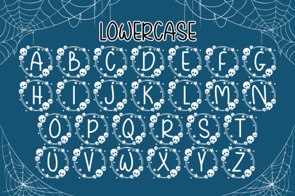 Mystic Nightfall Monogram Font PNG with transparent background - Preview 5