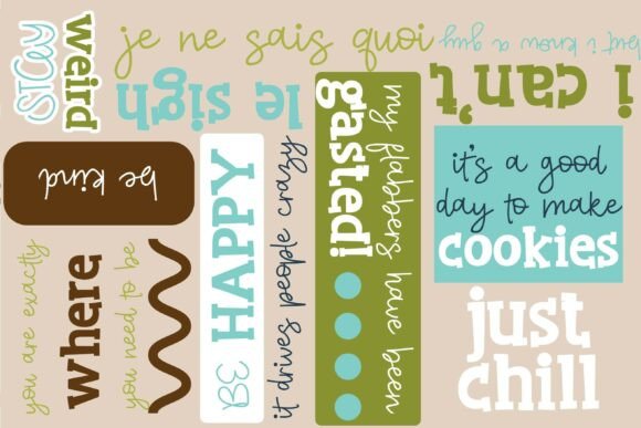 Pork City and Gilbert Duo Font PNG with transparent background - Preview 1