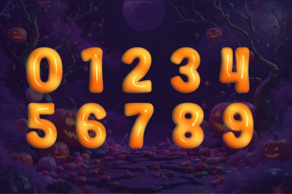 Pumpkin Candy 3d Font font preview - 2