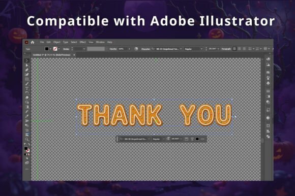 Pumpkin Candy 3d Font font preview - 6
