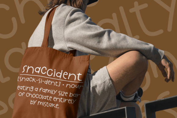 Salty Chocolate Font PNG with transparent background - Preview 1