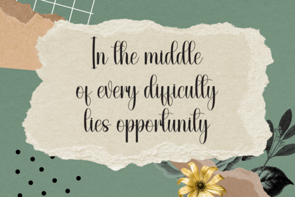 Simple Delight Font PNG with transparent background - Preview 4