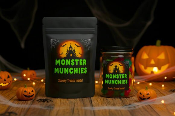 Slime Drip Halloween Font PNG with transparent background - Preview 1