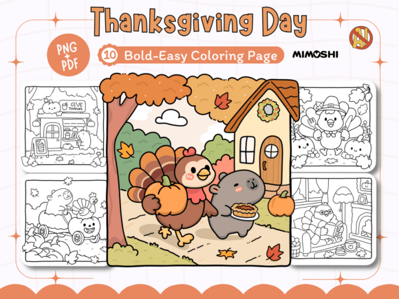 Thanksgiving Coloring Pages for Kids