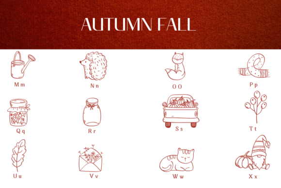 Autumn Fall Font - Preview 2