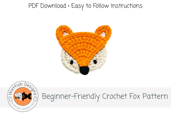 Beginner Easy Crochet Fox Pattern PDF