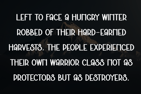 Black Background Font - Preview 5