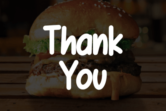 Burger Naget Font - Preview 3