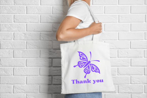 Butterfly Flying Font PNG with transparent background - Preview 6