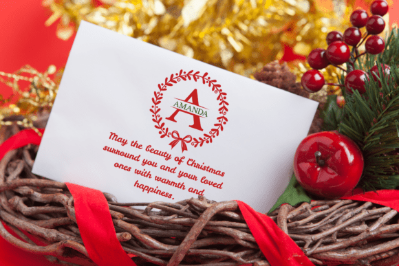 Christmas Wish Monogram Font - Preview 4