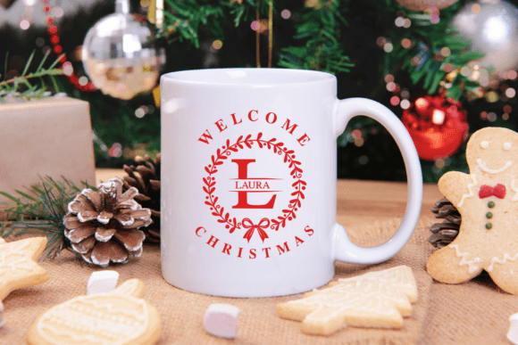 Christmas Wish Monogram Font - Preview 5