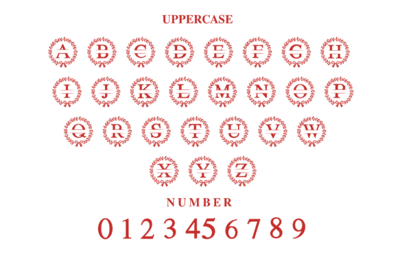 Christmas Wish Monogram Font - Preview 6