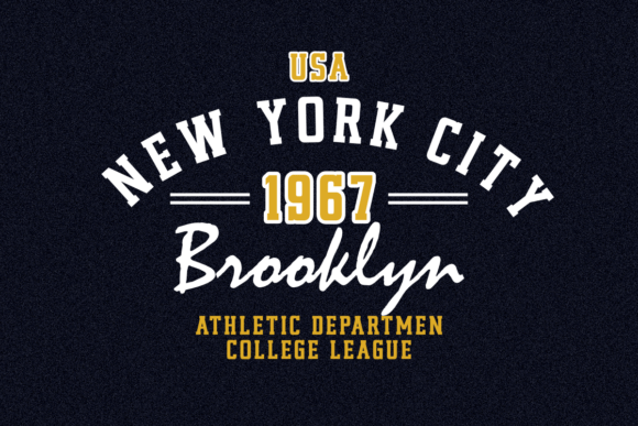 Class Senior Font - Preview 3