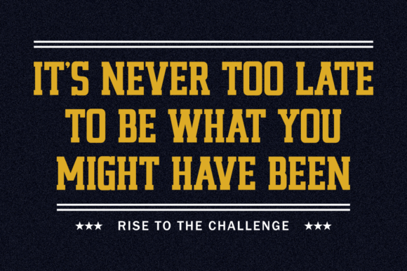 Class Senior Font - Preview 4