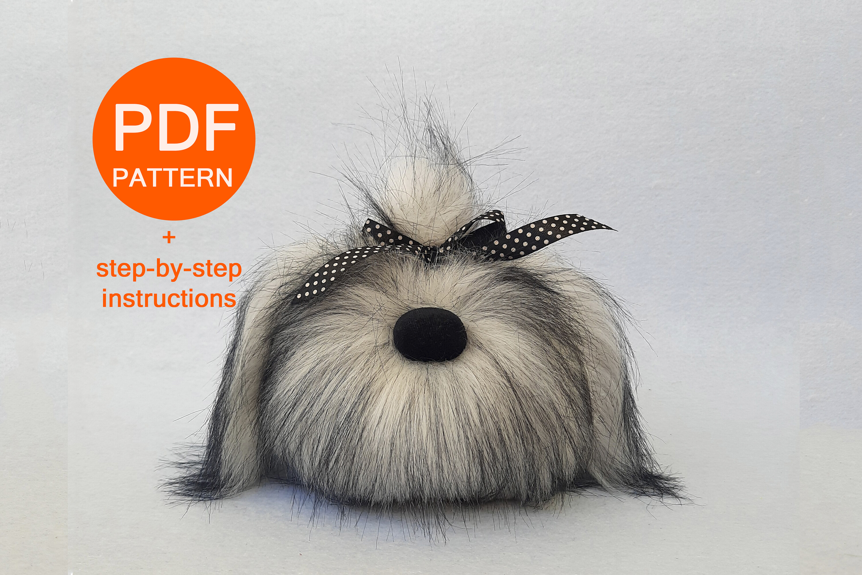 Dog Gnome DIY How to Make Sewing Pattern