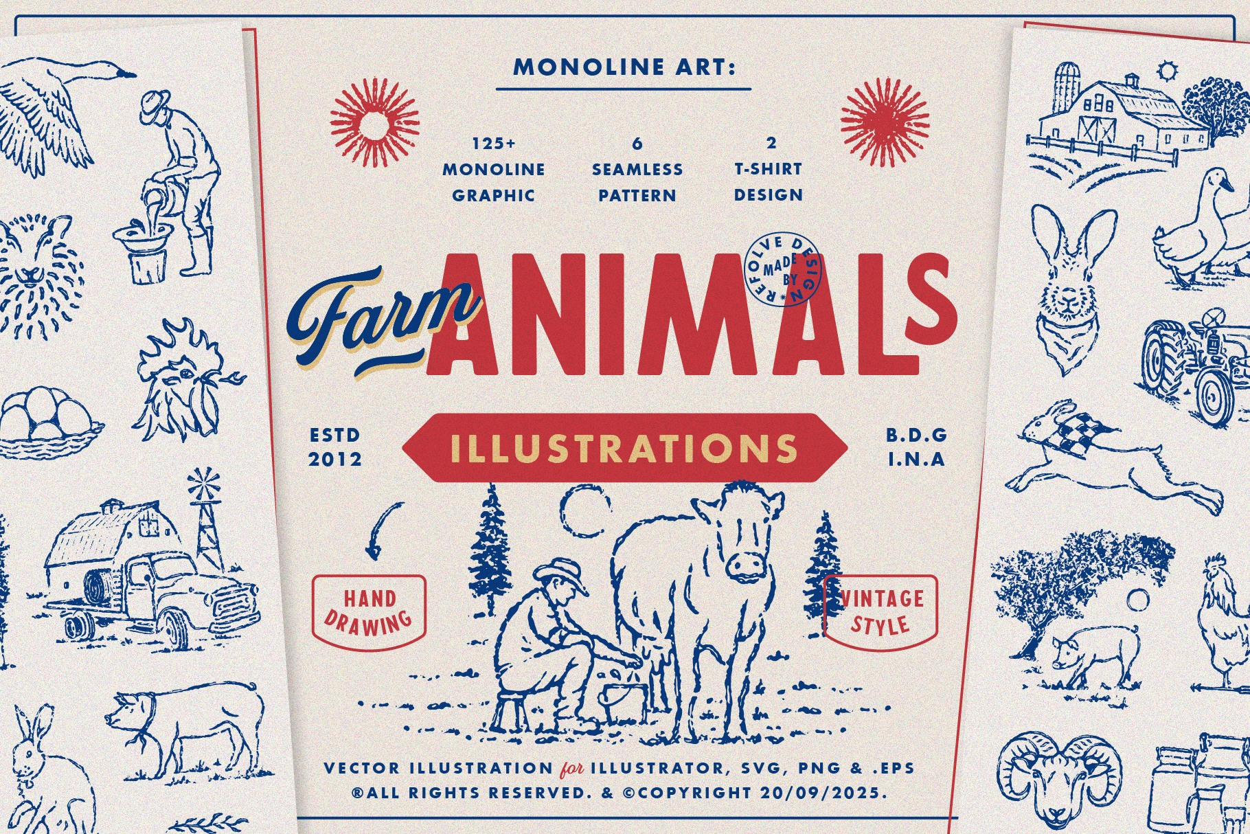 Graphics Factory Animals Farm Animals Graphic by RefolveDesign · Creative Fabrica