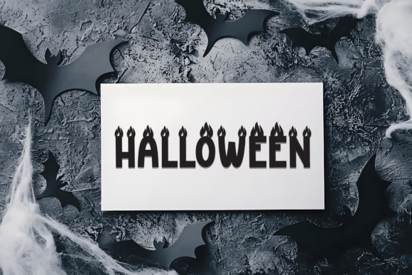 Fire Ghost Font - Preview 3